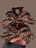 1pc Leopard Print Bow Hair Clip Retro Sweet and Cool Style with A Niche and Exquisite Design Featuring A Back Of The Head Clip