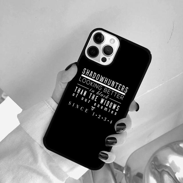 Чехол для телефона Shadowhunters Для iPhone 17 Air 15 Pro MAX 16 Plus 14 11 12 13 Coque