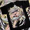 Summer Jujutsu Kaisen Hajime Kashimo Lightning Sakura Anime Graphic Black TShirt Unisex Oversized Y2k Streetwear Cotton Tee
