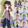 1/6 30cm Doll BJD Doll Clothes DIY Doll Jumpsuit Fashion Doll Dress Up Cotton Doll