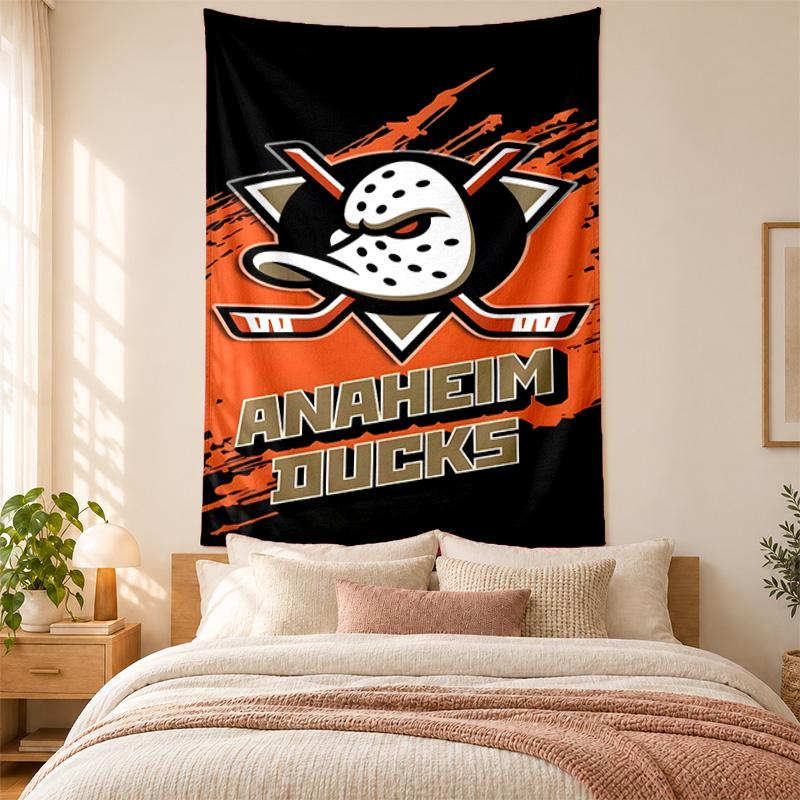 Anaheim Ducks Tapestry highquality for decorating living room bedroom dorm walls ideal as bedroom wallart orholiday gift