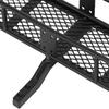 Impact Proof Spare Tire Mount Rear Carrier Black Back Carrier Basket  for 1/10 RC Crawler