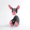 Cute Donkey Shape Chew Toy for Dog Puppy Interactive Plush Squeaker Durable Corduroy Molar Toy Rope Dog Training Pet Supplies