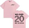 Rapper Melendi 20 Anos Sin Noticias Merch Tee Shirt 2026 Spring summer Men Women Fashion Retro Short Sleeve Cotton Casual top