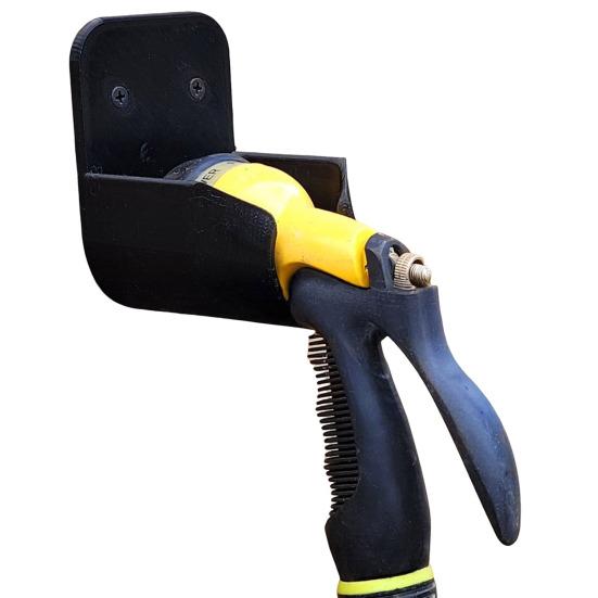 Кронштейн для крепления насадки садового шланга, высокая несущая способность, простая установка, универсальный настенный держатель, органайзер для насадок-распылителей