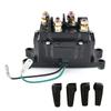 12V 250A Winch Solenoid Relays Contactors Thumb Truck for ATV Truck 5000-7000lbs with 6 Protecting Caps