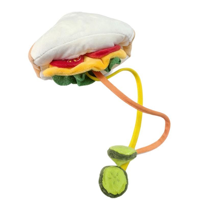 Pet Toys Sandwiches Food Noisy Paper Sniffing Hidden Food Pets Dog Accessories Puppy Dog Toys for Small Dogs