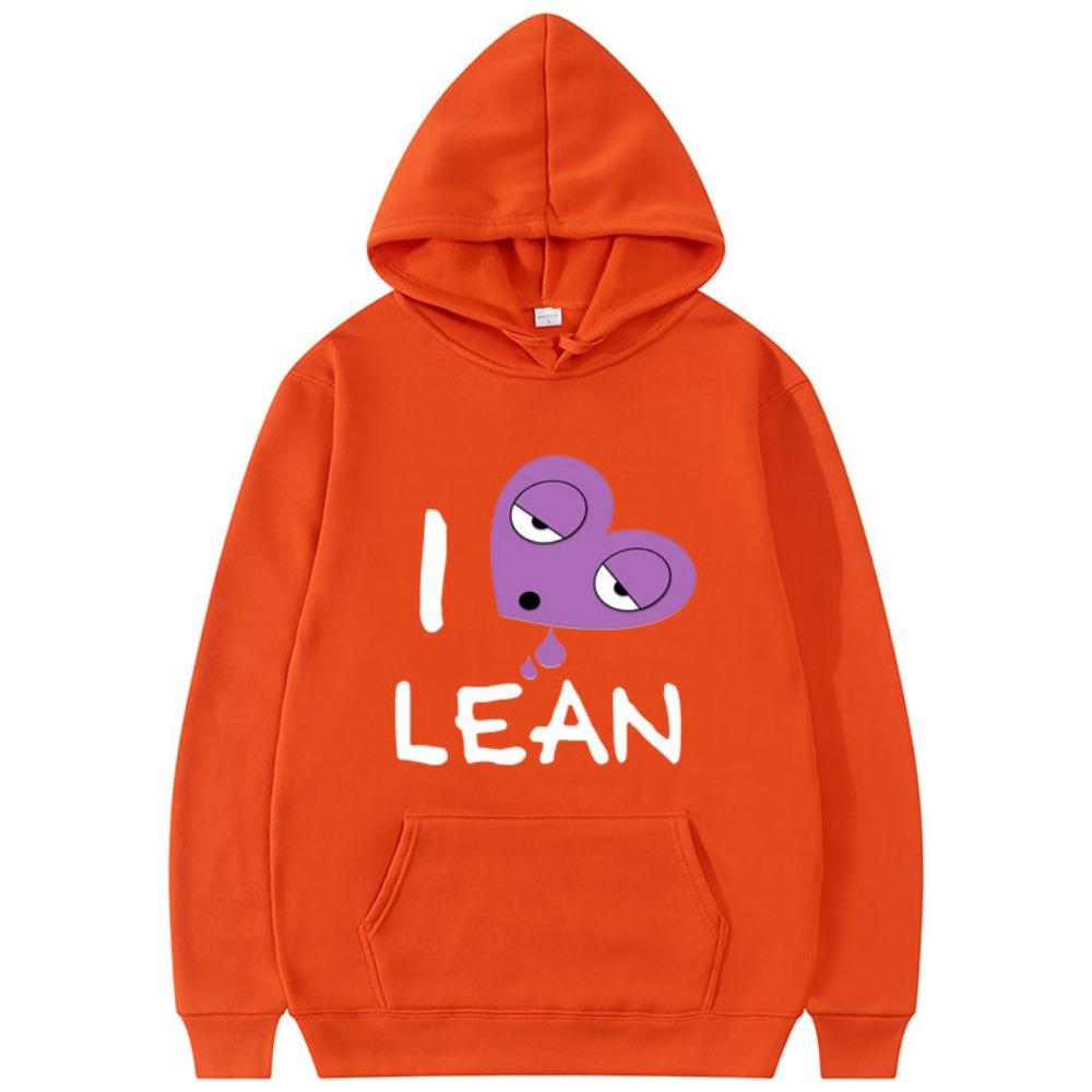 Худи с принтом узора Chief Keef I Love Lean Худи Хип-хоп Музыка Толстовка Мода Мужские Топы Уличная одежда для Милых Женщин