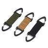 1PCS Outdoor Triangle Buckle Multifunctional Carabiner Webbing Buckle Belt Clip Hanging Key Hook for Climbing Camping Hiking