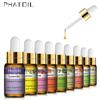 PHATOIL 5ML Rose Jasmine Lavender Plant Essential Oil with Dropper Purify the Air Bactericide Spa Body Care Vanilla Eucalyptus Tea Tree Oil