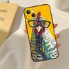 Chicken Hen Rooster Phone Case For iPhone 13 11 12 14 15 16 Pro Max Mini Plus X XS MAX XR Soft Cover