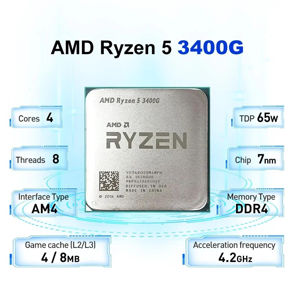 AMD Ryzen 5 3400G Retail Packaging
