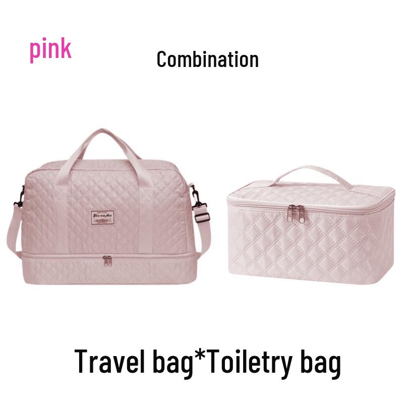 Дорожная сумка большой вместимости с разделением на влажное и сухое для деловых поездок, спорта и йоги