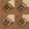 Solid Pure Copper Buckle Men'S Belt Buckle Accessories Retro Old American 4.0 Button Head Direct Sales Explosion