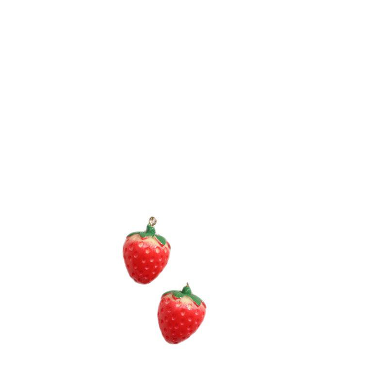 2025 Korean Sweet Strawberry Ear Clips for Women - Cute, Stylish, and Versatile Earrings
