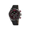 Montre - LOTUS - 18687/6 - Chronographe - Acier IP Gris - Bracelet Cuir Noir - 10 ATM