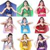Belly Dance Bras Sequined Beaded Tops Dancing Costume Fringe Costume