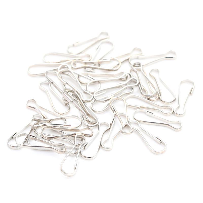 20 шт., металлические ремешки с пружинными зажимами, крючки, фурнитура «сделай сам», длина 2,5 см