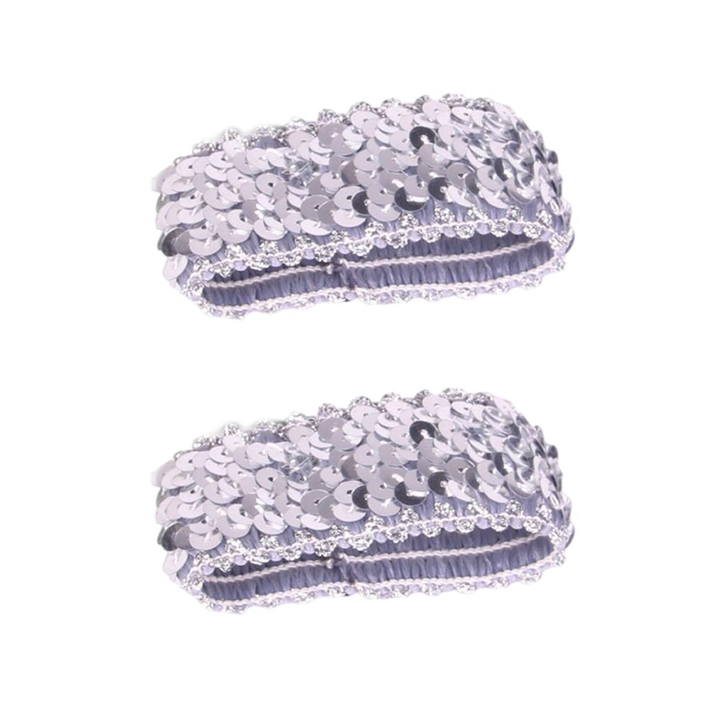 Popular Fingerless Cuffs Sequined Oversleeves Elastic Arm Sleeves Wrist Cuffs Cover for Dancing Event Dressingup