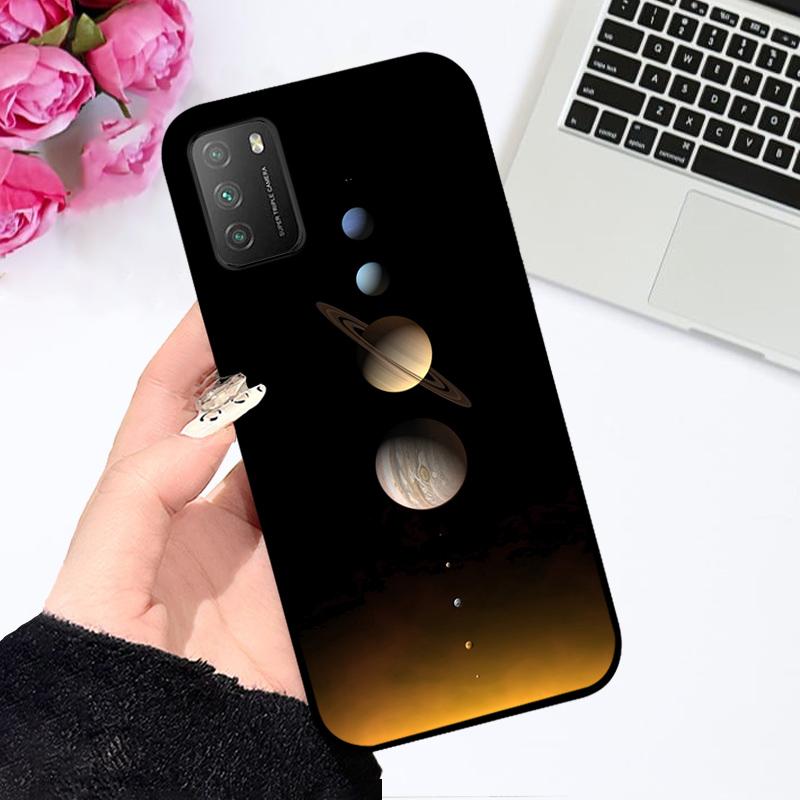 Для Xiaomi Poco M3 4G Чехол M2010J19CG Ударопрочный Мягкий Силикон ТПУ Чехол для Телефона Для Poco M3 Pro 5G M2103K19PG Coque Funda Мультяшный