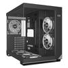 CPS Pillarless PC Case with High Transmittance Glass Black C3T500-ARGB-BK