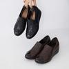 JiSyu Women S Goat Leather Riegel Wedge Heel Comfort ShoeS