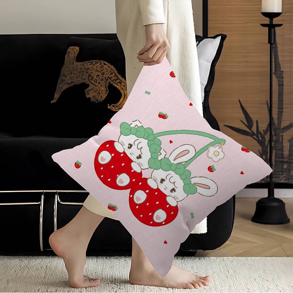 Cute M-Mikko I-Illustrations Personalized Pillow Dust Cover Bedroom Kids Party Decoration Pillowcase Birthday Children Gift