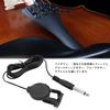 Ongwan Violin Pickup, Piezo Pickup, Clip-on Piezo Pickup, Instrument Microphone, Guitar Pickup, Easy Installation and Removal, for Guitar, Folk Guitar