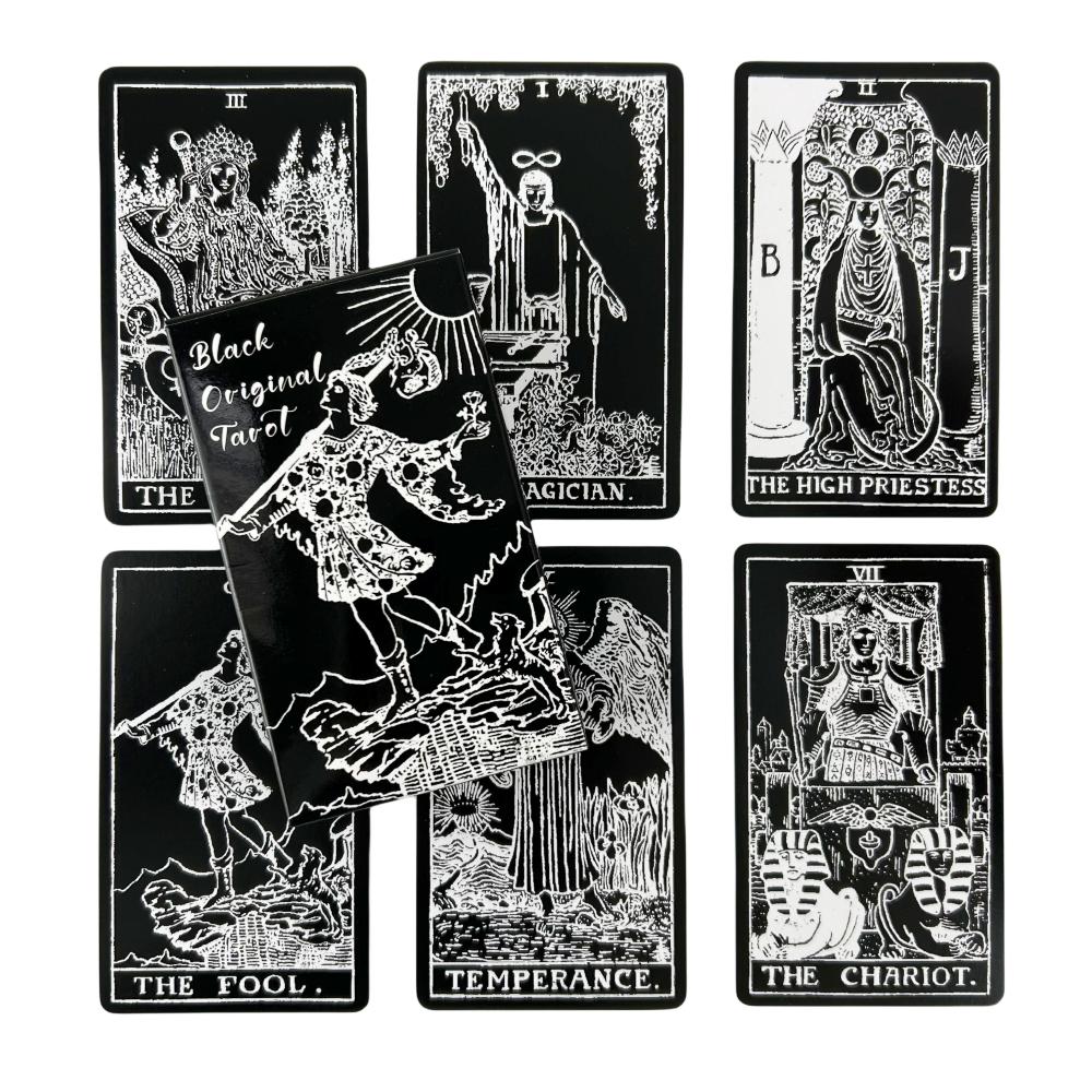 Игральные карты Таро Черного Всадника Оригинальная колода для гадания Издание на английском языке Оракул Настольная игра для вечеринки