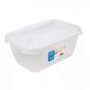 Cuisine Rectangular Food Storage Box White Lid 2L