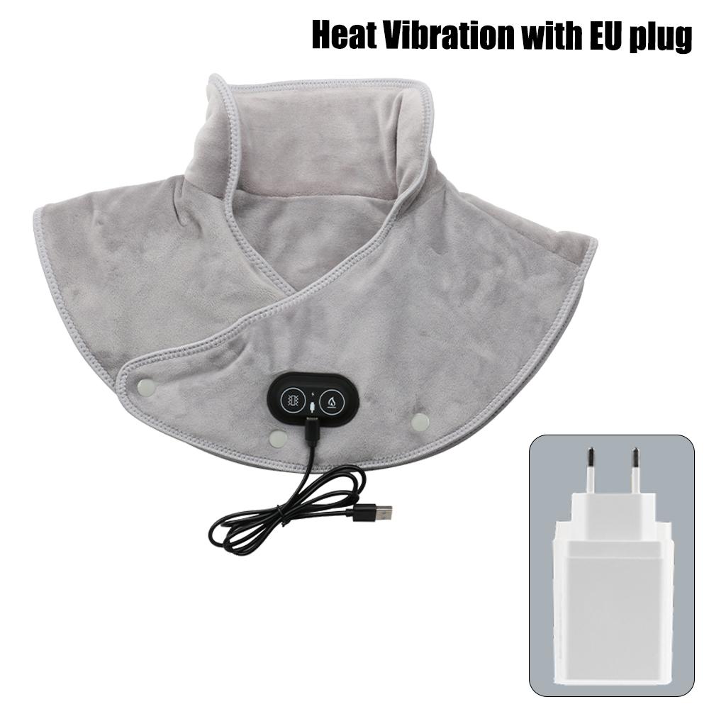 Электрическая грелка-шаль с подогревом для шеи, плеч, спины, суставов, мышечной боли, для расслабления и облегчения боли, горячий компресс, регулятор температуры