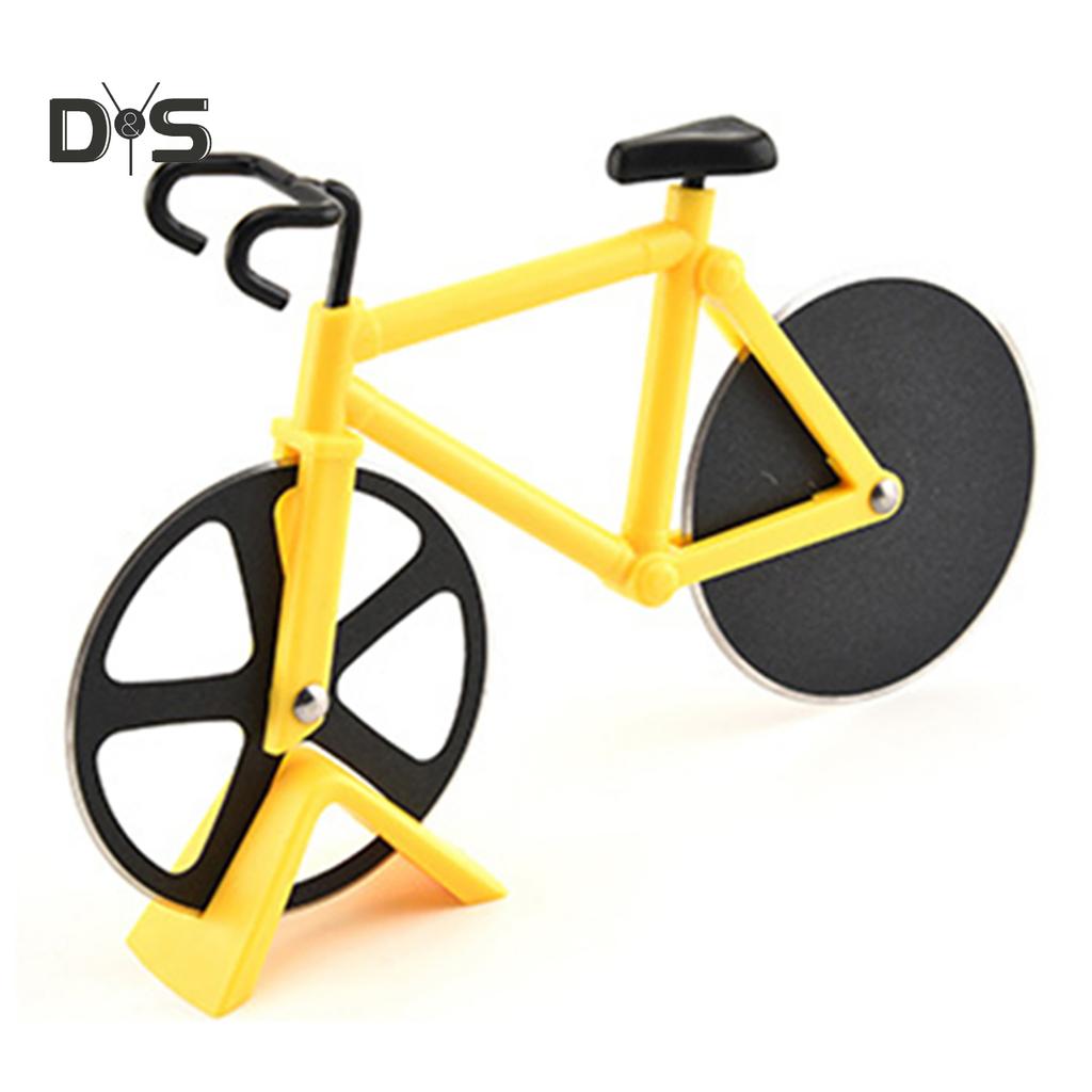 Новинка SW в форме велосипеда, резак для пиццы, двухколесный слайсер, кухонный инструмент для домашнего декора