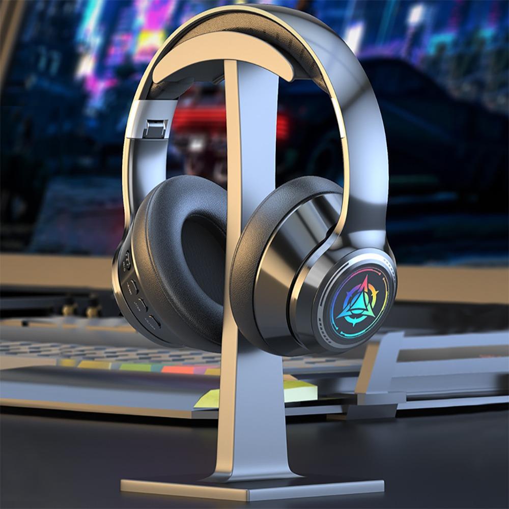 Беспроводные Bluetooth 5.2 Наушники с Шумоподавлением Mega Bass Накладные Беспроводные Наушники для Компьютера Слот для Карты Амбушюры
