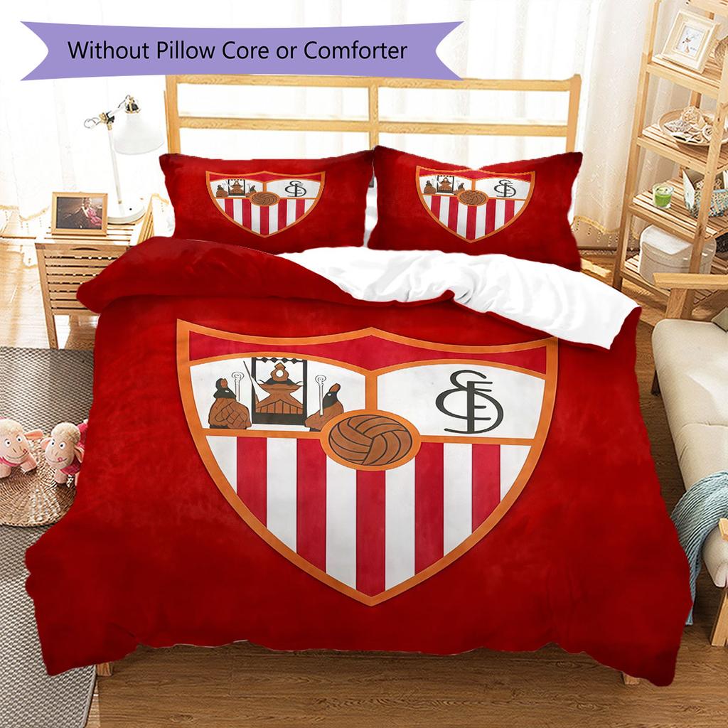 SCRA team Bedding Quilt Set Quilt Cover Pillowcase Home Decoration Birthday Gift (1 * duvet cover + 2 * pillowcase, without core)