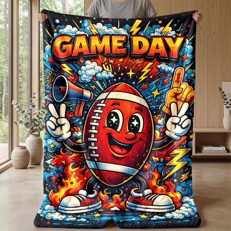 Game Controller Sunset Theme blanket Lightweight Warm Flannel Blanket Decorative Throw Blanket for Home Decoration