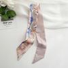 Long Silk Scarf, High-end New Versatile Hair Tie Streamer, Atmosphere Ribbon, Spring and Summer Decorative Scarf, Tied Bag Streamer