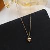 Bohemian Minimalist Necklace Silver Heart Pendant Necklace Mini Heart Necklaces  Women Gifts