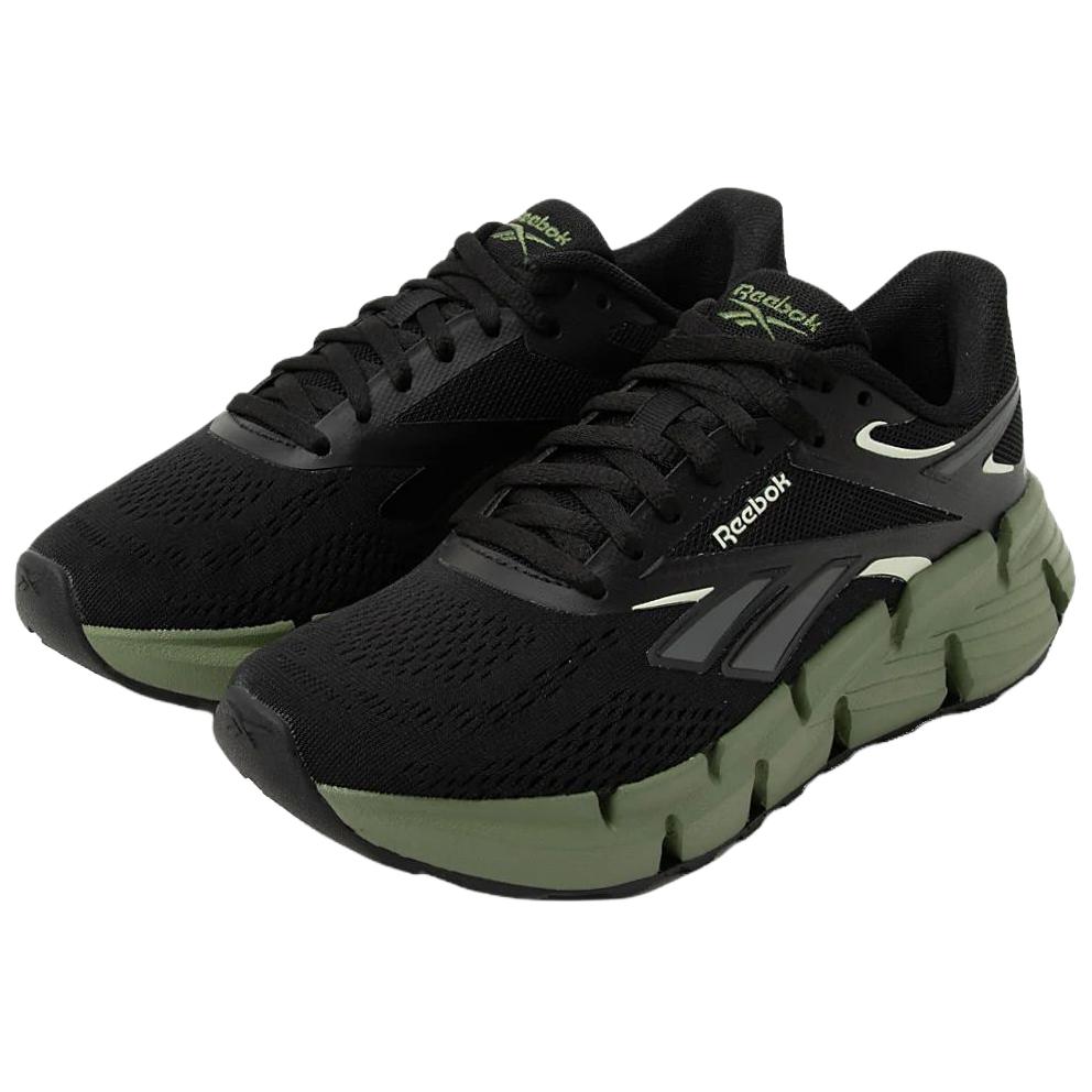 Reebok Zig Dynamica 6 Легкие Уникальные Дышащие Низкие Беговые Кроссовки Мужские Кроссовки Черный 100263919