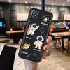For Oppo Reno4 Z 5G Case Cute Cartoon Painted Black Silicone Soft TPU Back Cover For OPPO A92S Phone Back Bumper Shell Bag Coque