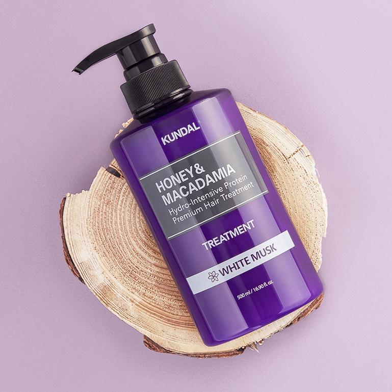 KUNDAL Honey & Macadamia Treatment #White Musk 500ml