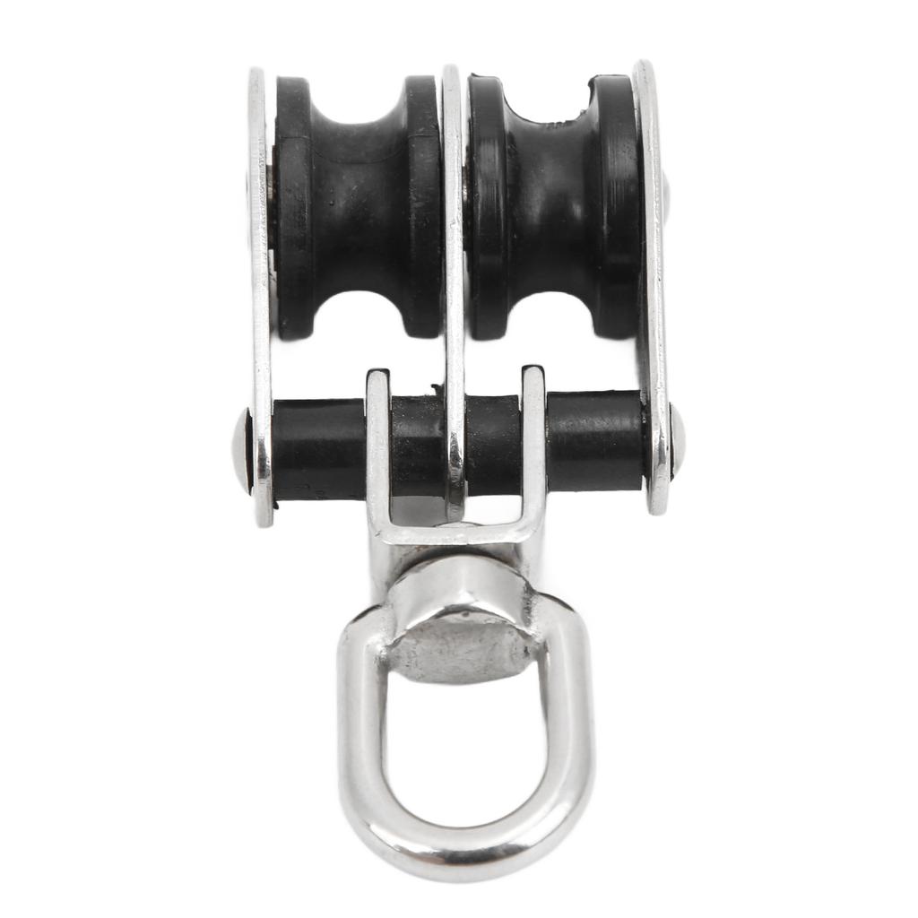 25mm 1in Marine Pulley Rotatable 304 Stainless Steel Waterproof Corrosion Resistant