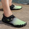 Модная мужская обувь для босых ног для воды, пляжная обувь, быстросохнущие походные спортивные сандалии, градиентный дизайн, повседневная удобная тренировочная обувь для отдыха на открытом воздухе