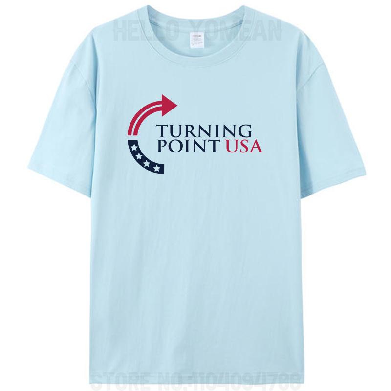 Это Поворотный Момент США TPUSA Свобода Чарли Женская Мужская 100% Хлопок Футболка Повседневные Футболки Рубашки Топы