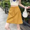Japanese Skirt for Women In Summer New Korean Style High Waist Slim and Versatile Casual Lace-up A-line Shorts Skirt