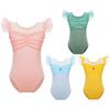Ballet Leotards for Girls Kids Flying Sleeves Dance Bodysuit Ballerina Gymnastics Leotard