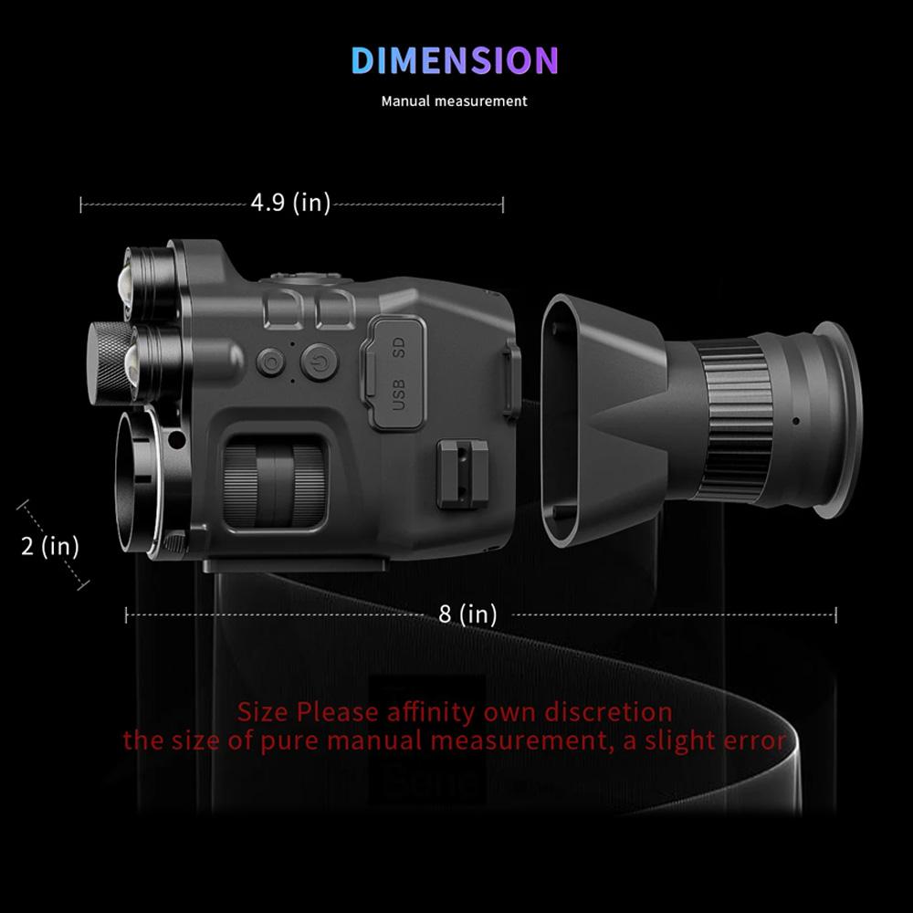 Прицел ночного видения Инфракрасный охотничий прицел ночного видения Камера ночного видения Цифровой монокуляр