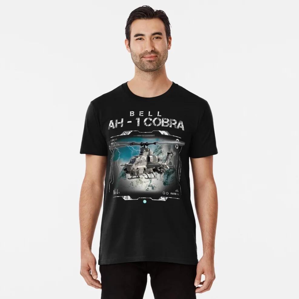 AH1 Super Cobra Attack Helicopter T Shirt New 100 Cotton Short Sleeve ONeck Casual Tshirts Loose Top Size S3XL