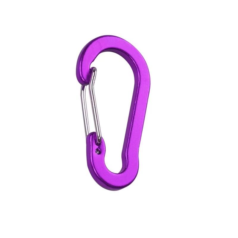 Новый пружинный крючок, пряжка для альпинизма, маленькие карабины, зажимы для кемпинга, многофункциональный инструмент, аксессуары для рыбалки, скалолазания, пружинная застежка
