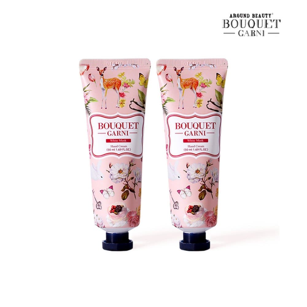 Bouquet Garni Крем для рук Deep Perfume с ароматом белого мускуса 50 мл x 2