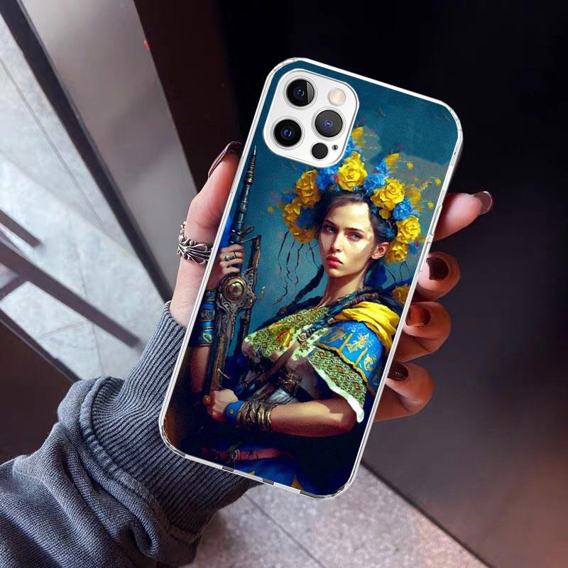 Ukraine Ukrainian Girl Phone Case For iPhone 17 Air 11 13 Mini 14 15 Plus 16 12 Pro Max 16E SE 7 8 Pattern Soft TPU Back Cover
